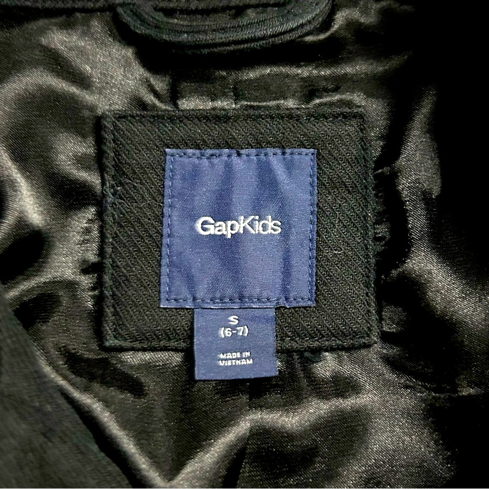 Gap, black coat for girls.